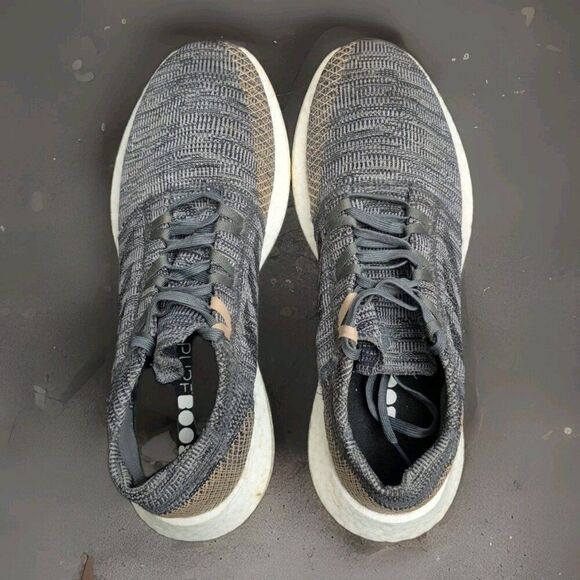 Adidas  Pureboost All Terrain Running Shoes Grey Men's Size 12 US - Picture 4 of 7